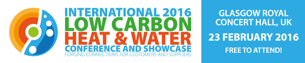 Exhibition at the Low Carbon Heat and Water conference in Glasgow