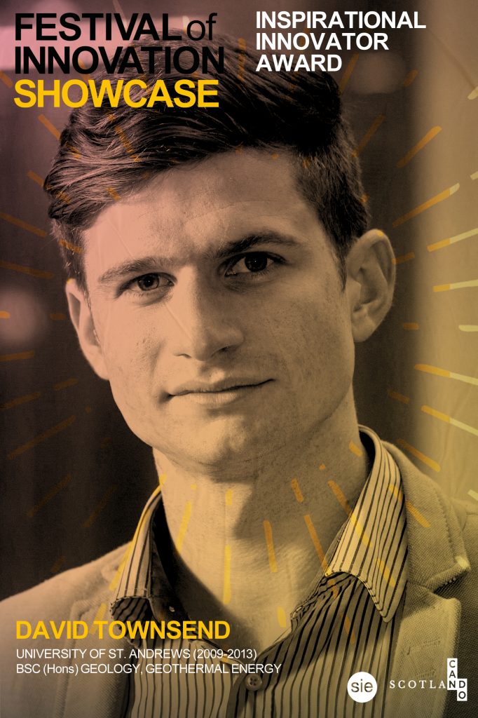 David Townsend on the Festival of Innovation Showcase graphic for the Inspirational Innovator Award