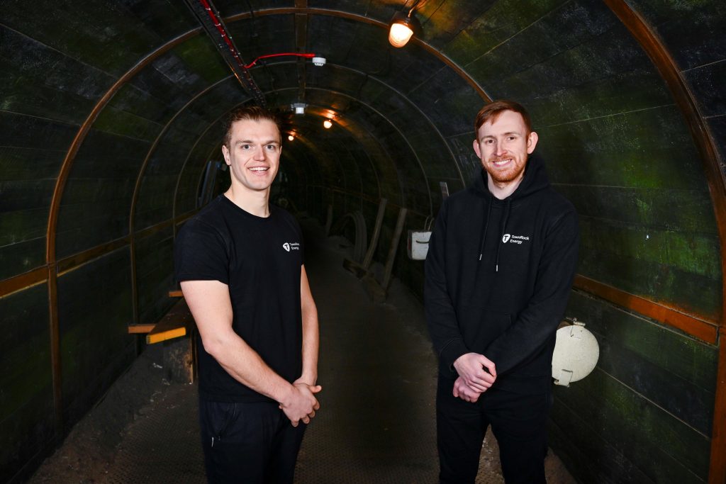 TownRock Energy’s Dr David Walls and Dr Sean Watson at the National Mining Museum